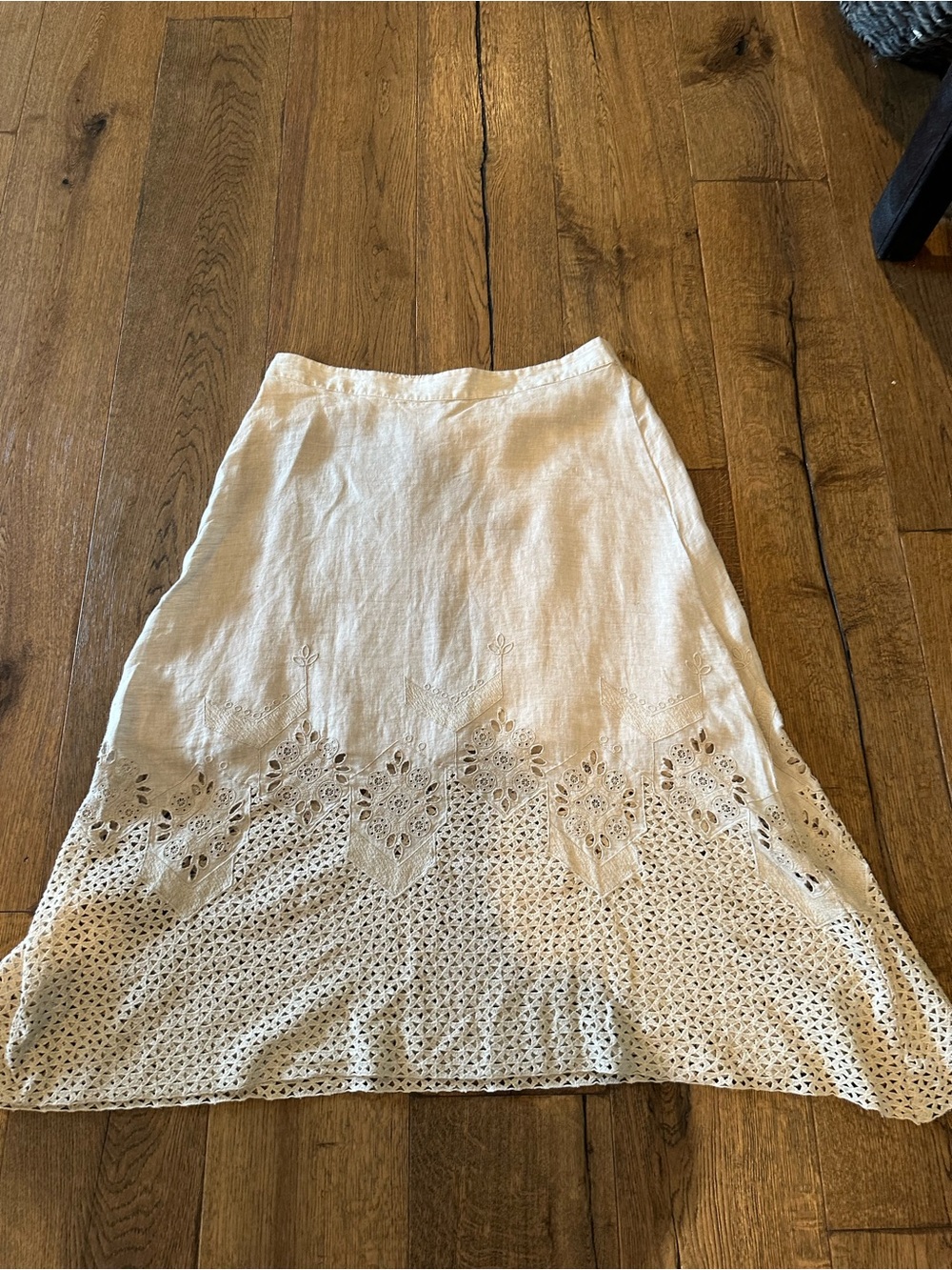 100% Linen Chico’s  Skirt NWT